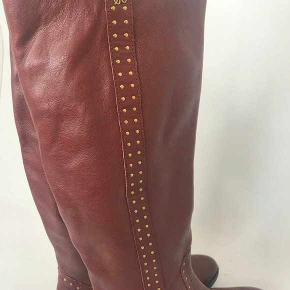 Sam Edelman Women's Leather Prina Studded Vamp